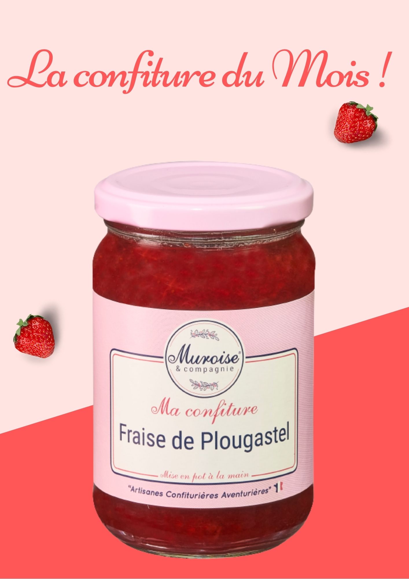 confiture artisanale fraise de plougastel